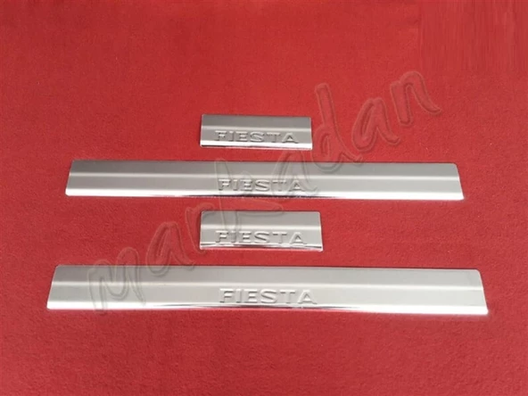 DB Chrome Ford Fiesta Krom Kapı Eşiği 2009-2017 4 Parça P.Çelik ürün görseli 1