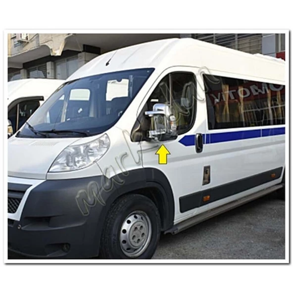 DB Chrome Citroen Jumper Krom Ayna Kapağı 2006 Sonrası 2 Parça Abs Krom ürün görseli 1