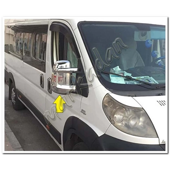 DB Chrome Fiat Ducato Krom Ayna Kapağı 2006 Sonrası 2 Parça Abs Krom ürün görseli 1