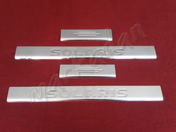 DB Chrome Hyundai Accent Solaris Krom Kapı Eşiği 2011-2018 4 Parça P.Çelik ürün görseli 1