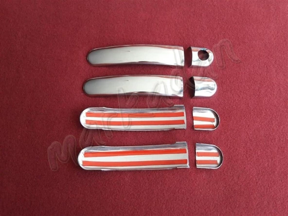 DB Chrome VW Up Kapı Kolu Nikelajı 2011 Sonrası 4 Kapı P.Çelik - Resim 2