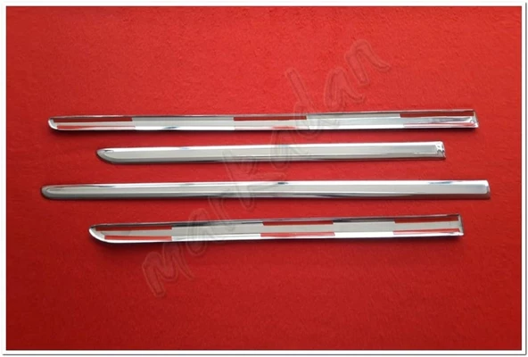 DB Chrome VW Caddy Krom Yan Kapı Çıtası 2015-2020 4 Parça P.Çelik - Resim 3