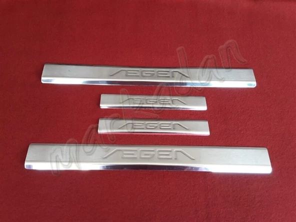 DB Chrome Fiat Egea Krom Kapı Eşiği 2015 Sonrası 4 Parça P.Çelik ürün görseli 1