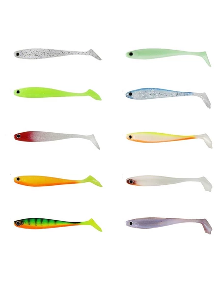 Captain 3587 Dagi Duck Shad 9cm 7gr Levrek Silikonu 5 Adet Suni Yem ürün görseli 1