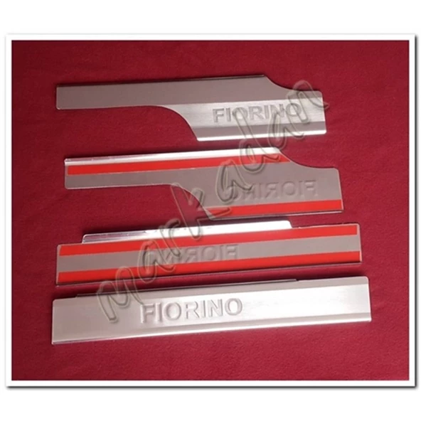 DB Chrome Fiat Fiorino Krom İç Kapı Eşiği 2008 Sonrası 4 Parça P.Çelik ürün görseli 1