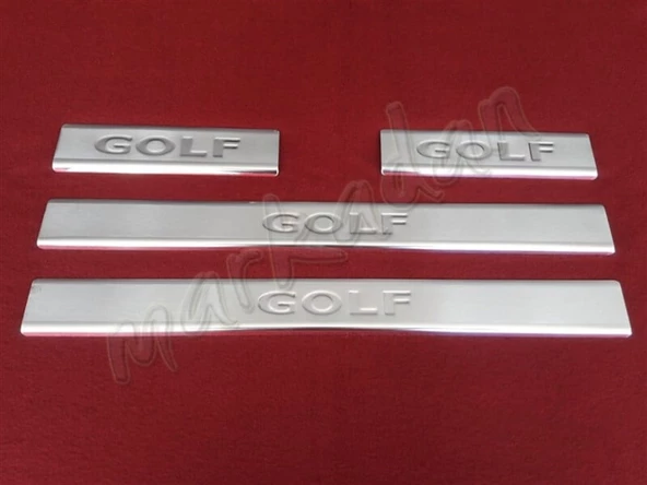 DB Chrome VW Golf 7 Krom Kapı Eşiği 2012-2020 4 Parça P.Çelik ürün görseli 1