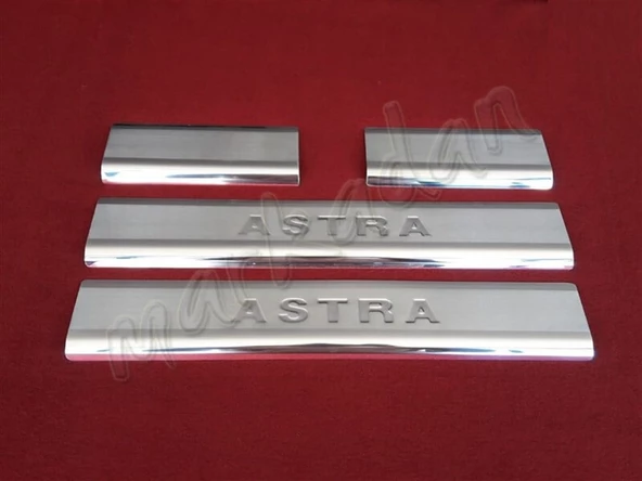 DB Chrome Opel Astra K Krom Kapı Eşiği 2015 Sonrası 4 Parça P.Çelik ürün görseli 1