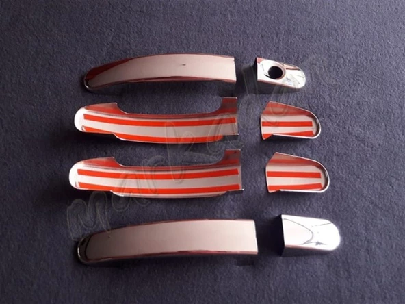 Markadan Ford C-Max Krom Kapı Kolu 2010-2019 4 Kapı Paslanmaz Çelik - Resim 2