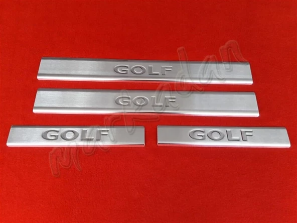 Markadan VW Golf 6 Krom Kapı Eşiği 2009-2012 4 Parça Paslanmaz Çelik ürün görseli 1
