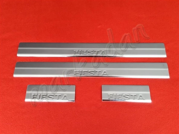 Markadan Ford Fiesta Krom Kapı Eşiği 2009-2017 4 Parça Paslanmaz Çelik ürün görseli 1