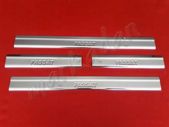 Markadan VW Passat 3C Krom Kapı Eşiği 2005-2015 4 Parça Paslanmaz Çelik ürün görseli 1