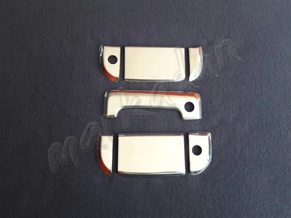 Markadan VW T4 Transporter Krom Kapı Kolu 1995-2003 3 Kapı 7 Parça Paslanmaz Çelik ürün görseli 1