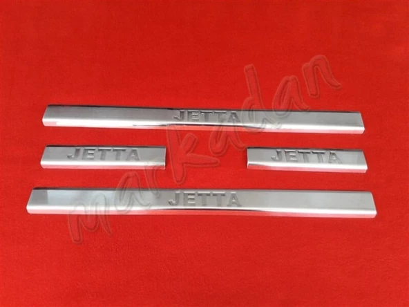 Markadan VW Jetta Krom Kapı Eşiği 2006-2011 4 Parça Paslanmaz Çelik ürün görseli 1