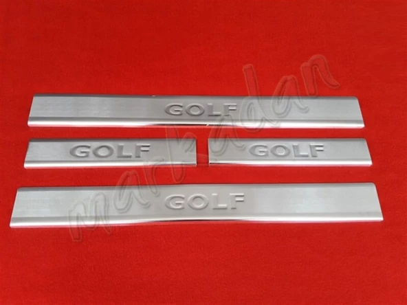 Markadan VW Golf 4 Krom Kapı Eşiği 1998-2004 4 Parça Paslanmaz Çelik ürün görseli 1