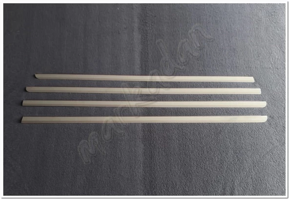 Markadan Renault Clio 2 HB Krom Cam Çıtası 1999-2009 4 Parça Paslanmaz Çelik ürün görseli 1
