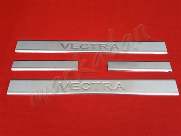 Markadan Opel Vectra C Krom Kapı Eşiği 2002-2009 4 Parça Paslanmaz Çelik ürün görseli 1