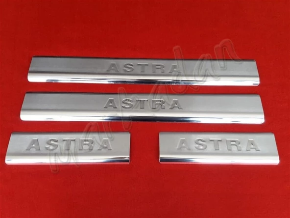 Markadan Opel Astra H Krom Kapı Eşiği 2004-2013 4 Parça Paslanmaz Çelik ürün görseli 1