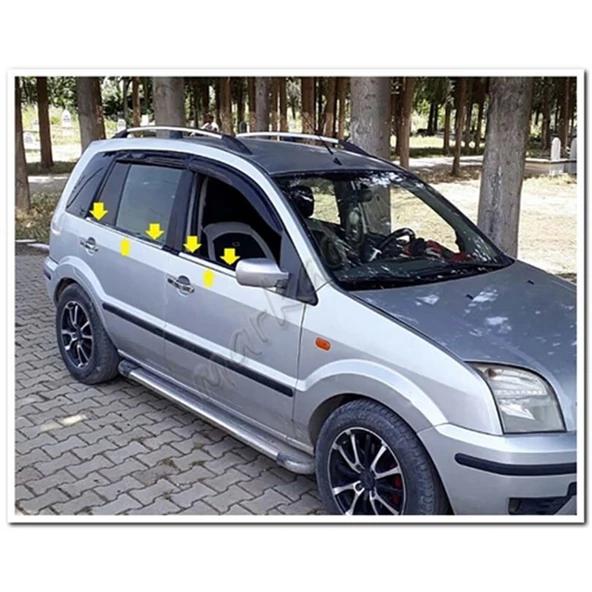 Markadan Ford Fusion Krom Cam Çıtası 2002-2012 4 Parça Paslanmaz Çelik ürün görseli 1