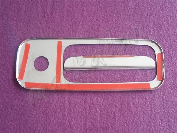 WOC Chrome VW T5 Multivan Krom Bagaj Açma 2003-2010 2 Parça Paslanmaz Çelik - Resim 2
