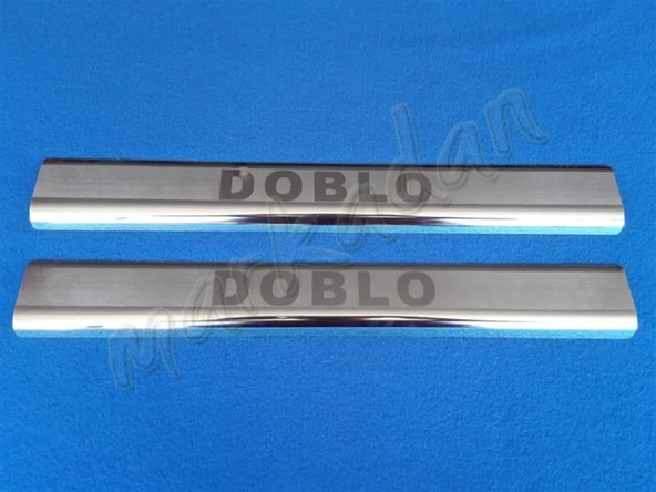 Fiat Doblo Krom Kapı Eşiği 2000-2012 2 Parça Paslanmaz Çelik ürün görseli 1