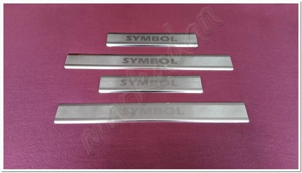 WOC Chrome Renault Symbol Kapı Eşiği 2013-2021 4 Parça Paslanmaz Çelik ürün görseli 1