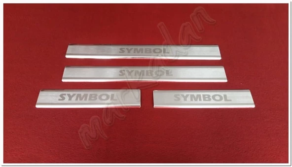 Db Chrome Renault Symbol Kapı Eşiği 2013-2021 4 Parça Paslanmaz Çelik ürün görseli 1