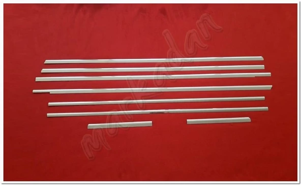 DB Chrome Mercedes Vito W639 Uzun Şasi Cam Çıtası Nikelajı 2004-2014 8 Parça P.Çelik ürün görseli 1