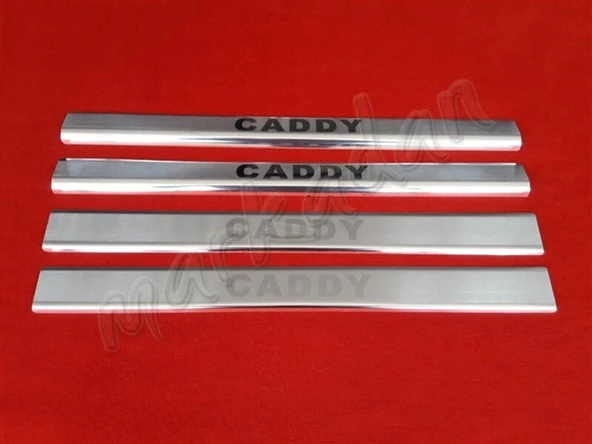 Markadan VW Caddy Krom Kapı Eşiği 2015-2020 4 Parça Paslanmaz Çelik ürün görseli 1