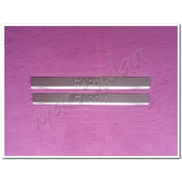 WOC Chrome VW Caddy Krom Kapı Eşiği 2015-2020 2 Parça Paslanmaz Çelik ürün görseli 1