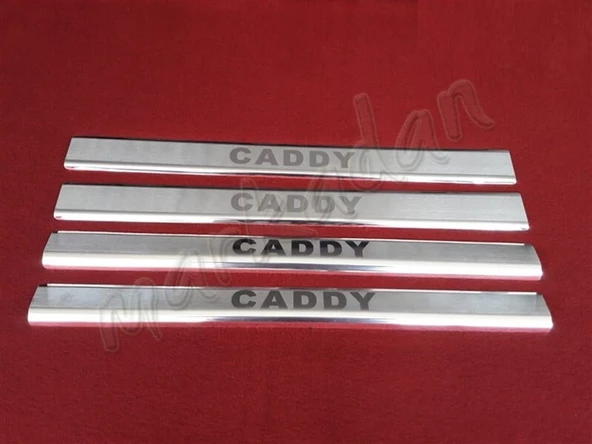 DB Chrome VW Caddy Krom Kapı Eşiği 2015-2020 4 Parça P.Çelik ürün görseli 1