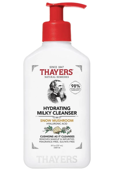 Thayers Kar Mantarı ve Hyaluronik Asit Nemlendirici Sütlü Yüz Temizleyici 237ML ürün görseli 1