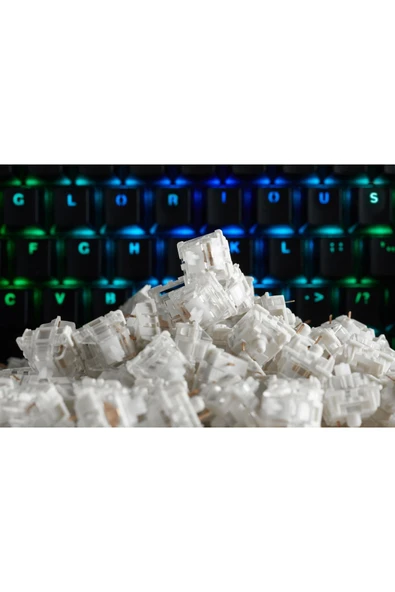 Glorious Gateron Mekanik Klavye Switch Şeffaf ürün görseli 1