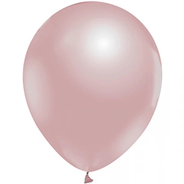 Metalik Gül Kurusu Balon 12 inc ürün görseli 1