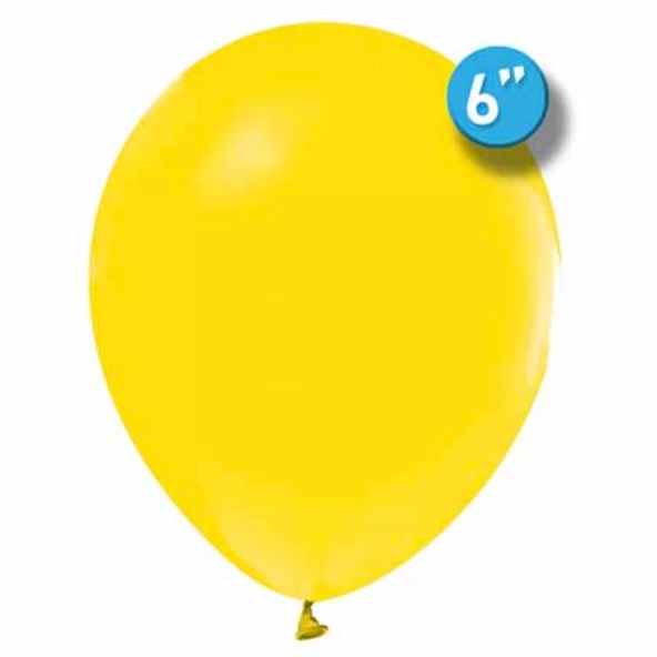 Pastel Sarı Balon 6 inc ürün görseli 1