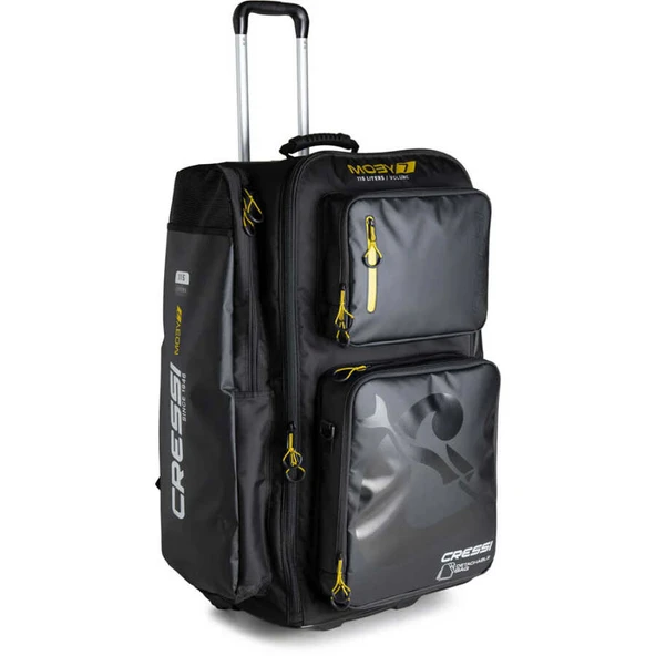 Cressi Moby 7 Tekerlekli Dalış Çantası  BLACK 115 L ürün görseli 1