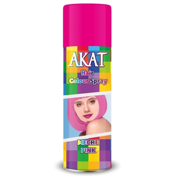 Akat Gardi Renkli Saç Spreyi Geçici Boya 150 ml Pembe ürün görseli 1
