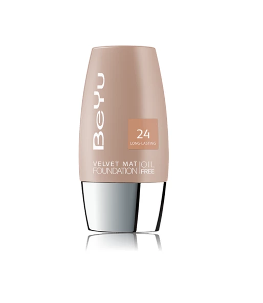 Beyu Velvet Mat Fondöten 24 Oil Free ürün görseli 1