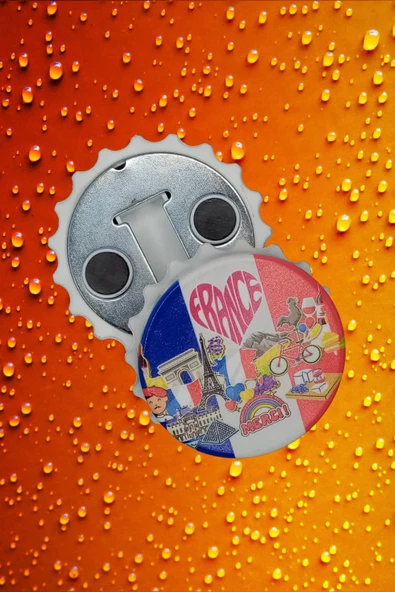 Fransa Temalı Magnet Kapak Açacak - Resim 5