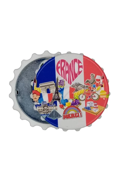 Fransa Temalı Magnet Kapak Açacak - Resim 6