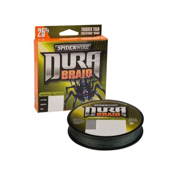 SpiderWire Dura Braid İp Misina  MOSS GREEN 0.36MM - 135M - 31KG ürün görseli 1