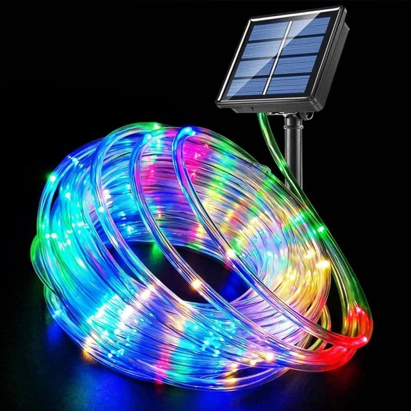 100 Led 10 M Solar Led Işık RGB MZ51 ürün görseli 1