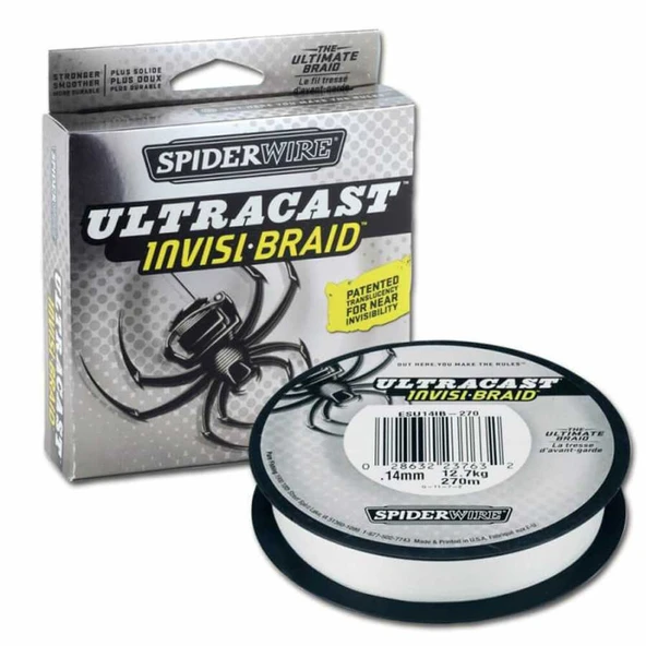SpiderWire UltraCast Invisi Braid İp Misina  BEYAZ 0.35MM - 270MT - 36.5KG ürün görseli 1