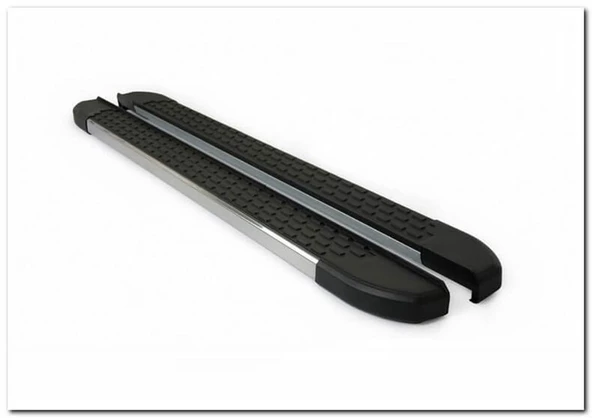 Omsa Line VW T4 Transporter 1995-2003 Uzun Şasi Nevada Krom Alınlı Yan Basamak ürün görseli 1