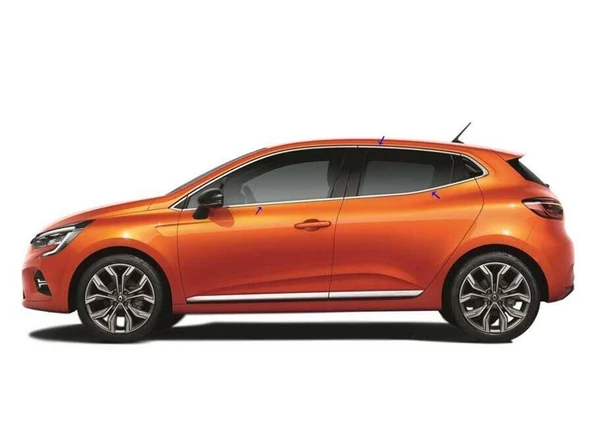 OMSA Renault Clio 5 Krom Cam Çerçevesi 12 Parça 2019-2025 Arası ürün görseli 1