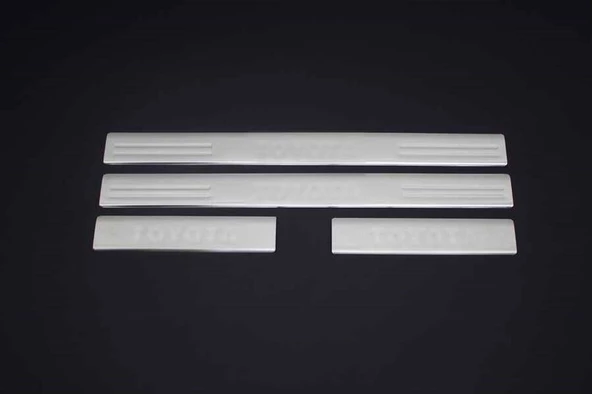 OMSA Toyota Corolla Krom Kapı Eşiği 4 Parça 2002-2007 Arası ürün görseli 1