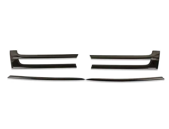 OMSA VW T5 Transporter Siyah Krom Ön Panjur 4 Parça 2010-2014 Arası ürün görseli 1
