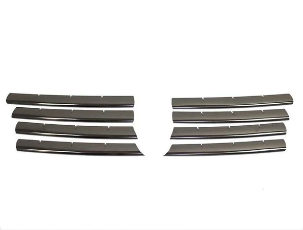 OMSA VW T5 Transporter Siyah Krom Ön Panjur 8 Parça 2003-2010 Arası ürün görseli 1