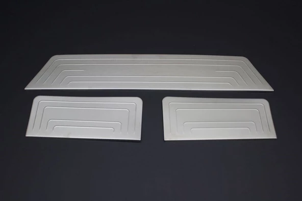 OMSA VW T6 Multivan Krom Kapı Eşiği 3 Parça (Taşlı) 2015-2023 Arası ürün görseli 1