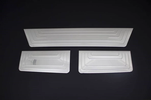 OMSA VW T6 Transporter Krom Kapı Eşiği 3 Parça Taşlı 2015-2019 Arası ürün görseli 1