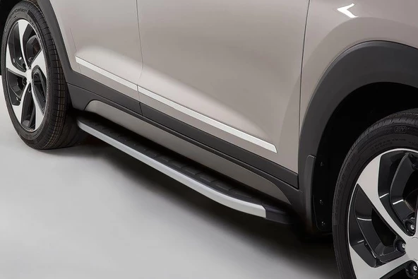 Omsa Line Dodge Nitro 2007-2012 Proside Mat Alüminyum Alınlı Yan Basamak - Resim 5